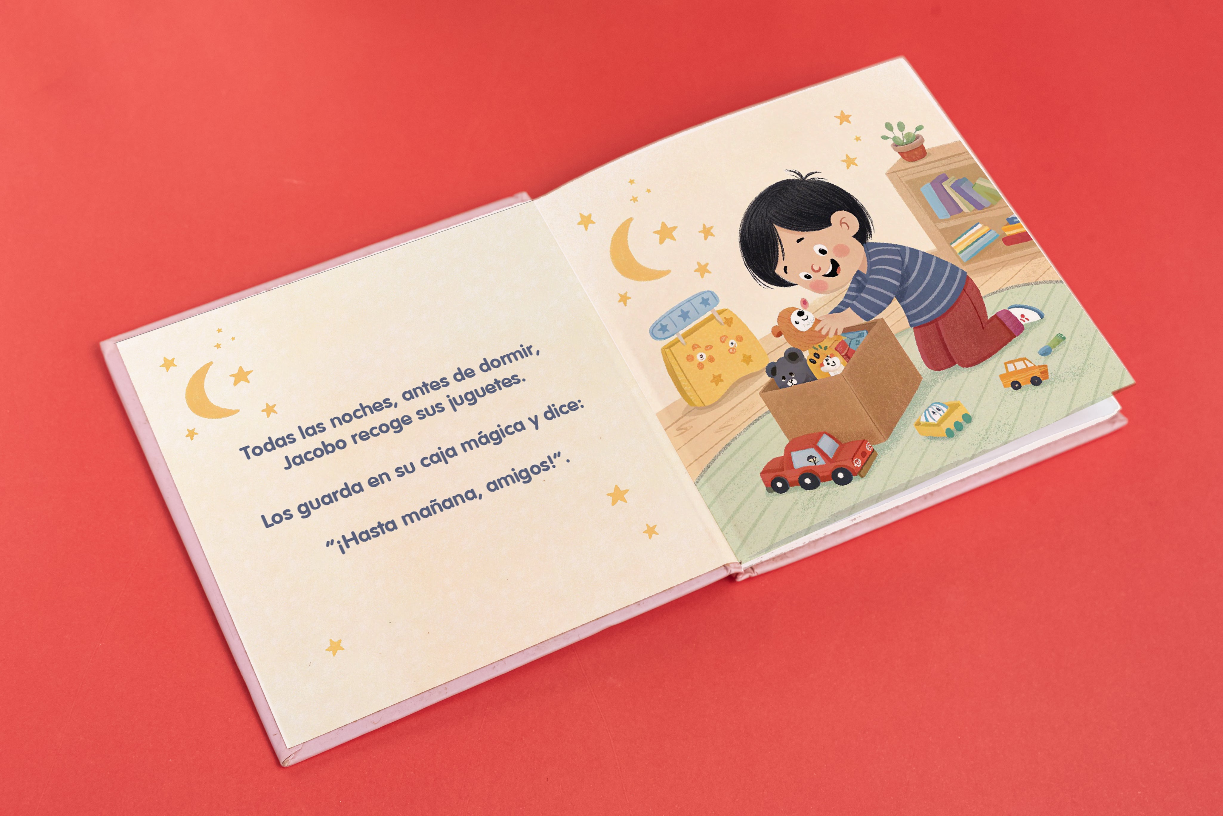 Libro de Rutina de Noche Personalizado para Niños