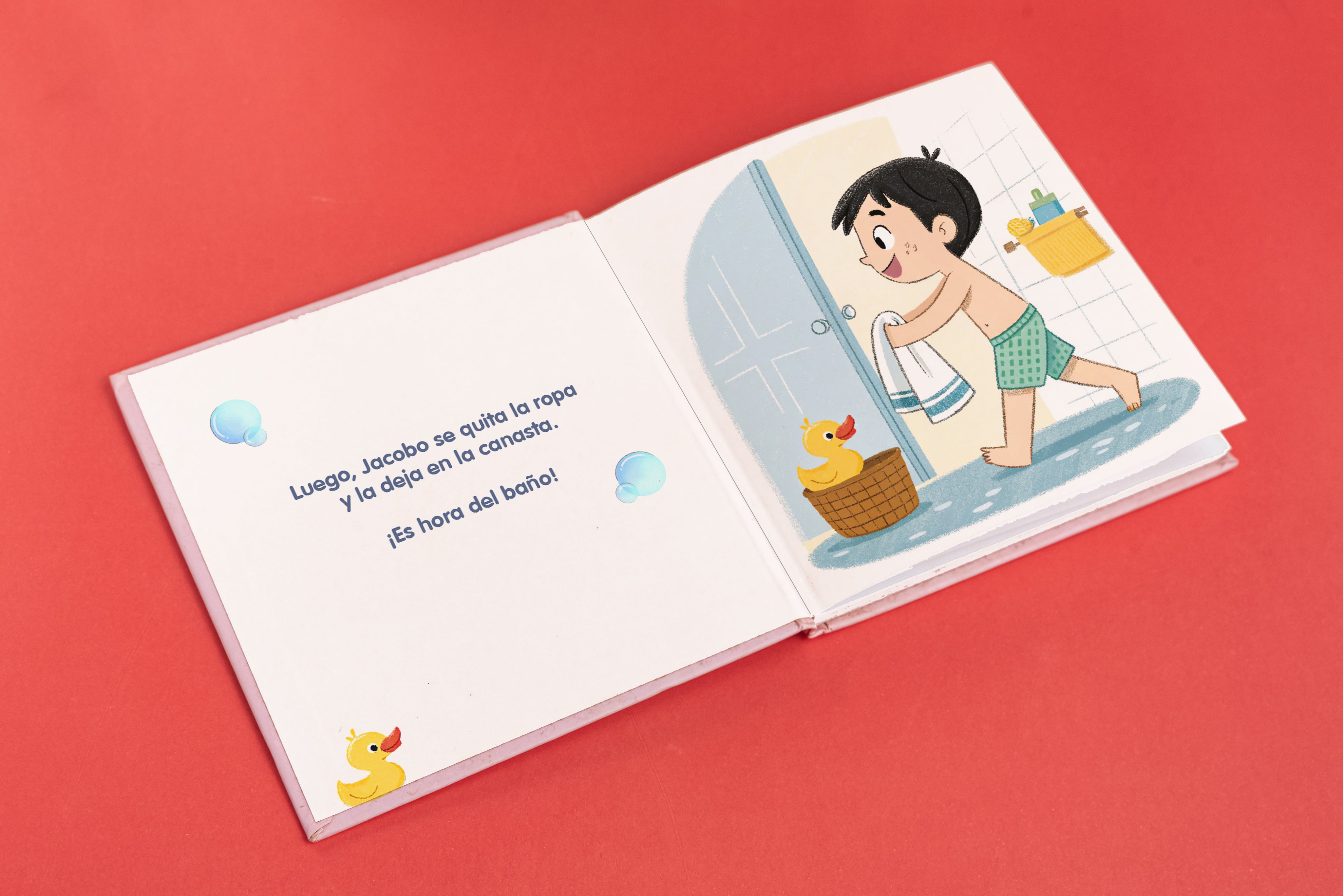 Libro de Rutina de Noche Personalizado para Niños