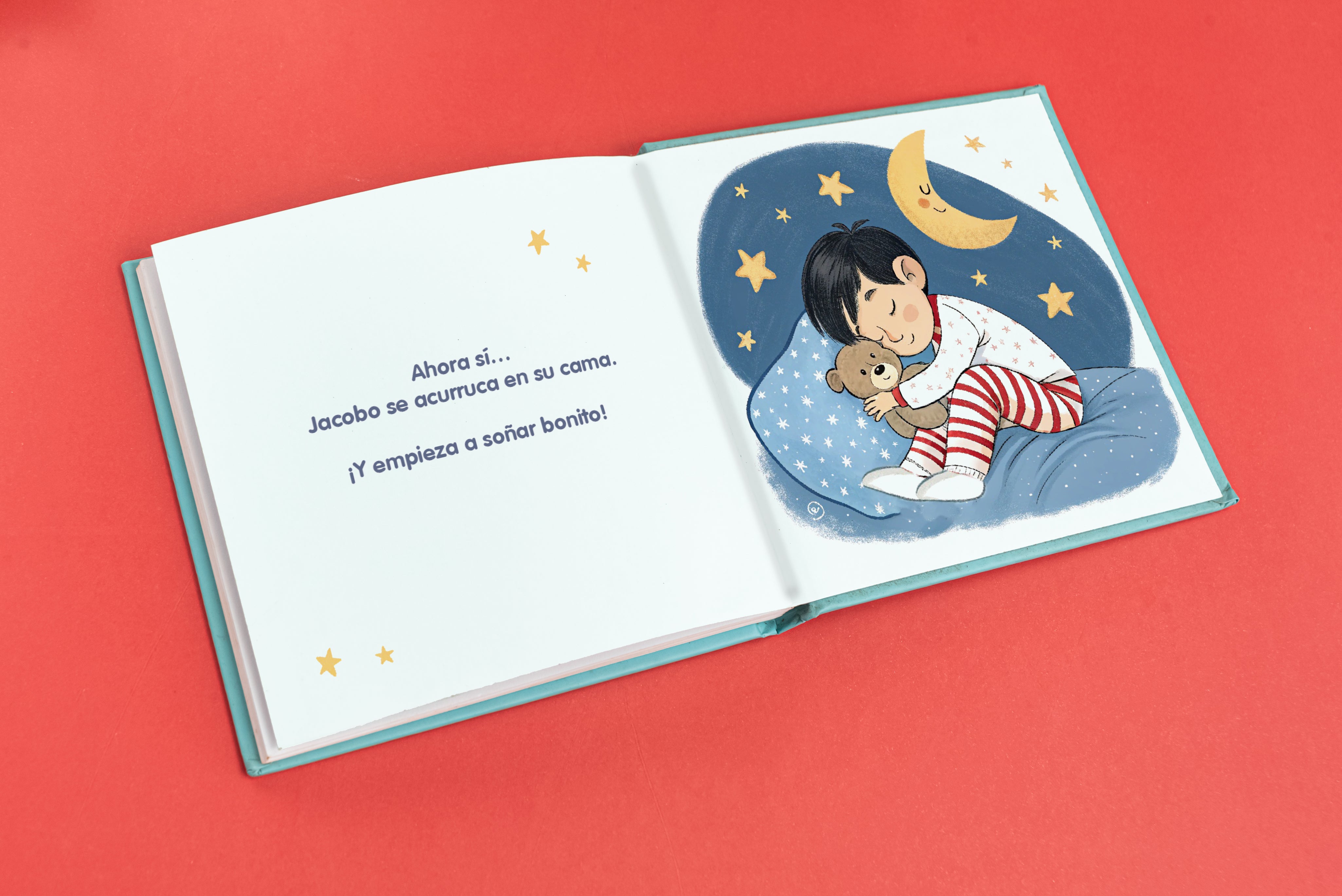 Libro de Rutina de Noche Personalizado para Niños