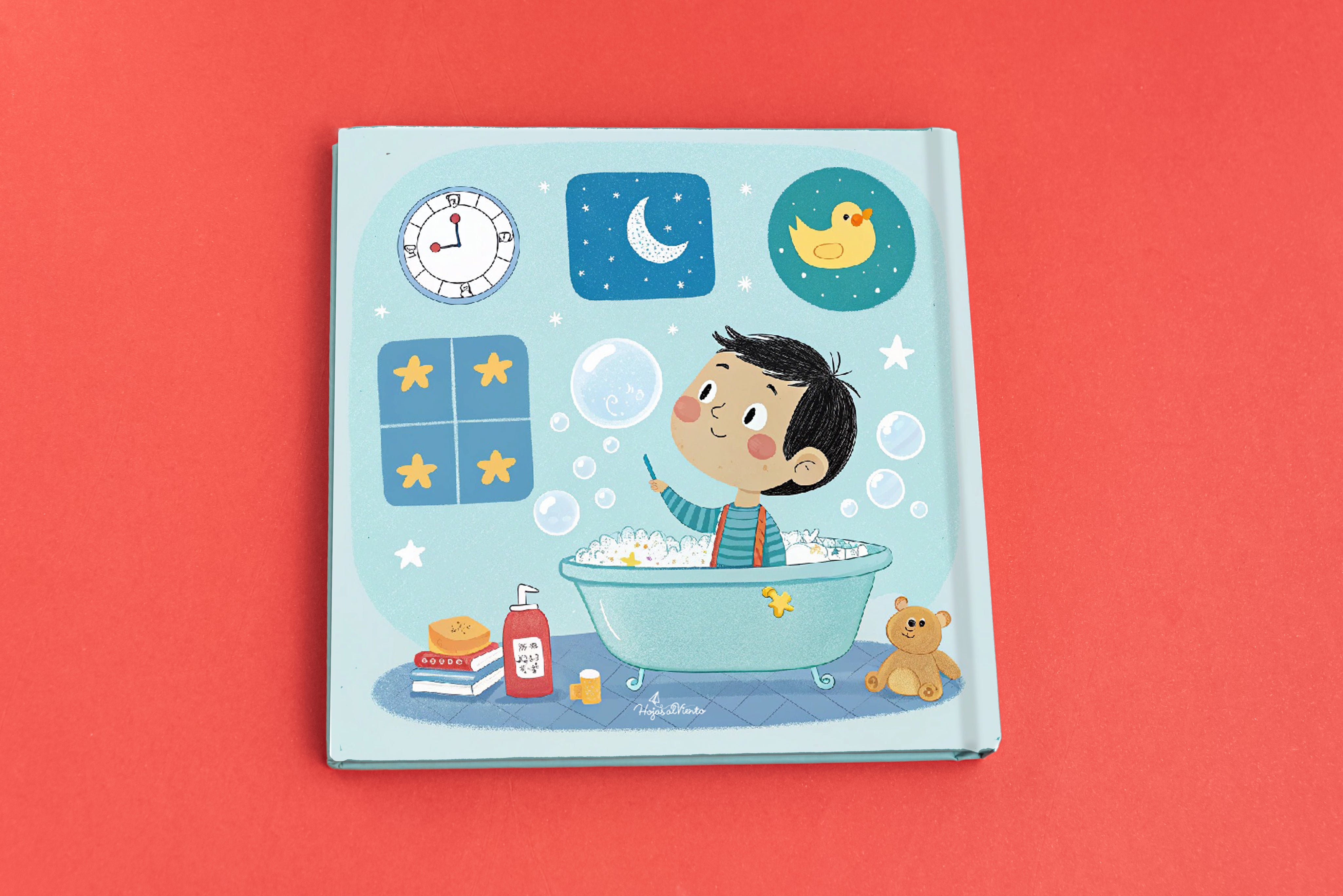 Libro de Rutina de Noche Personalizado para Niños
