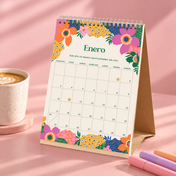 Calendario Escritorio FLORAL