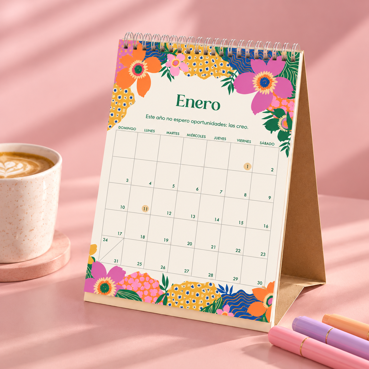PLANNER POWER DUO Calendario Escritorio+Calendario Programador