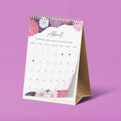 Calendario Escritorio FLORAL