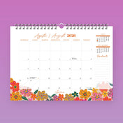 Calendario Programador Floral